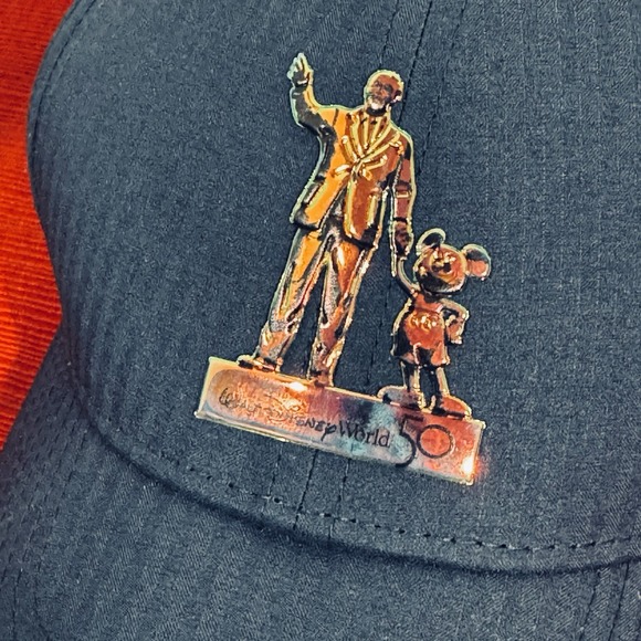 Walt Disney World 50th Anniversary Nike Golf Legacy 91 Blue Striped Baseball Hat - Picture 2 of 6